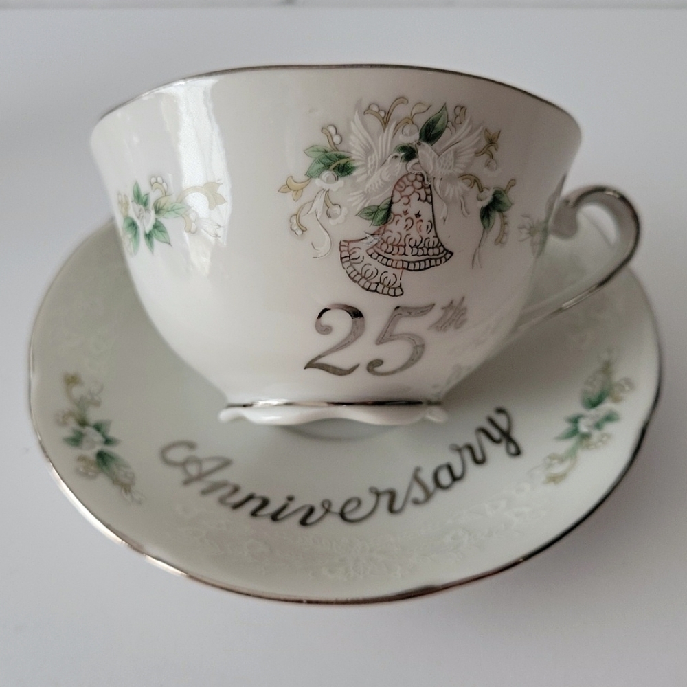 Lefton China Teacup and Saucer